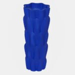 Vase en ceramique bleu gm