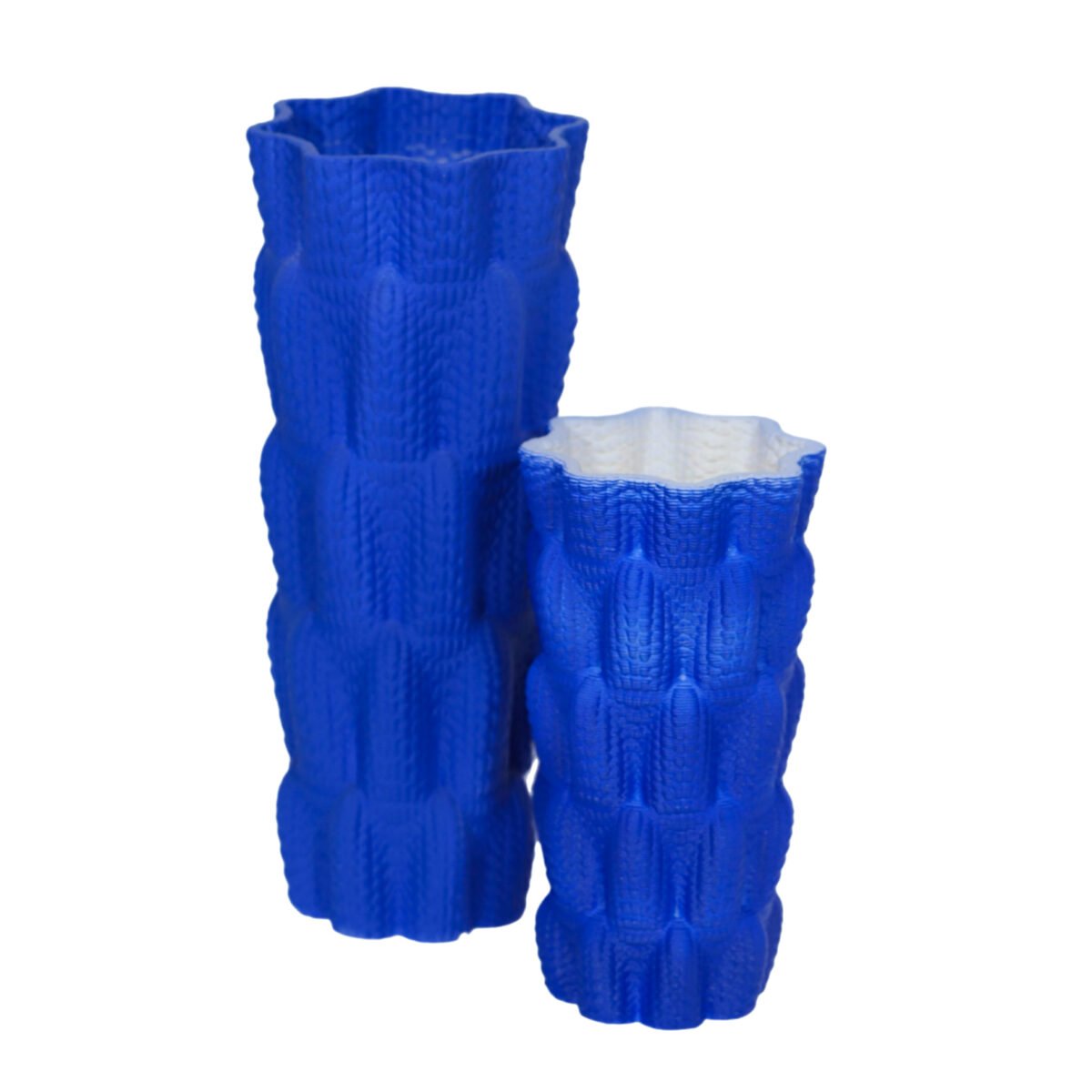 VASE EN CERAMIQUE BLEU GM – Image 2
