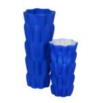 Vase en ceramique bleu gm – Image 2