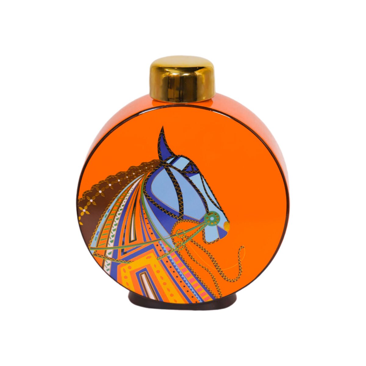 VASE EN CERAMIQUE ORANGE PM – Image 1