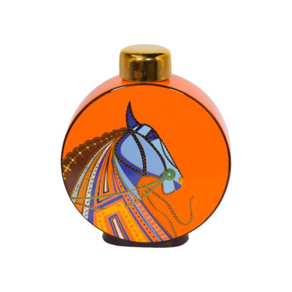VASE EN CERAMIQUE ORANGE PM
