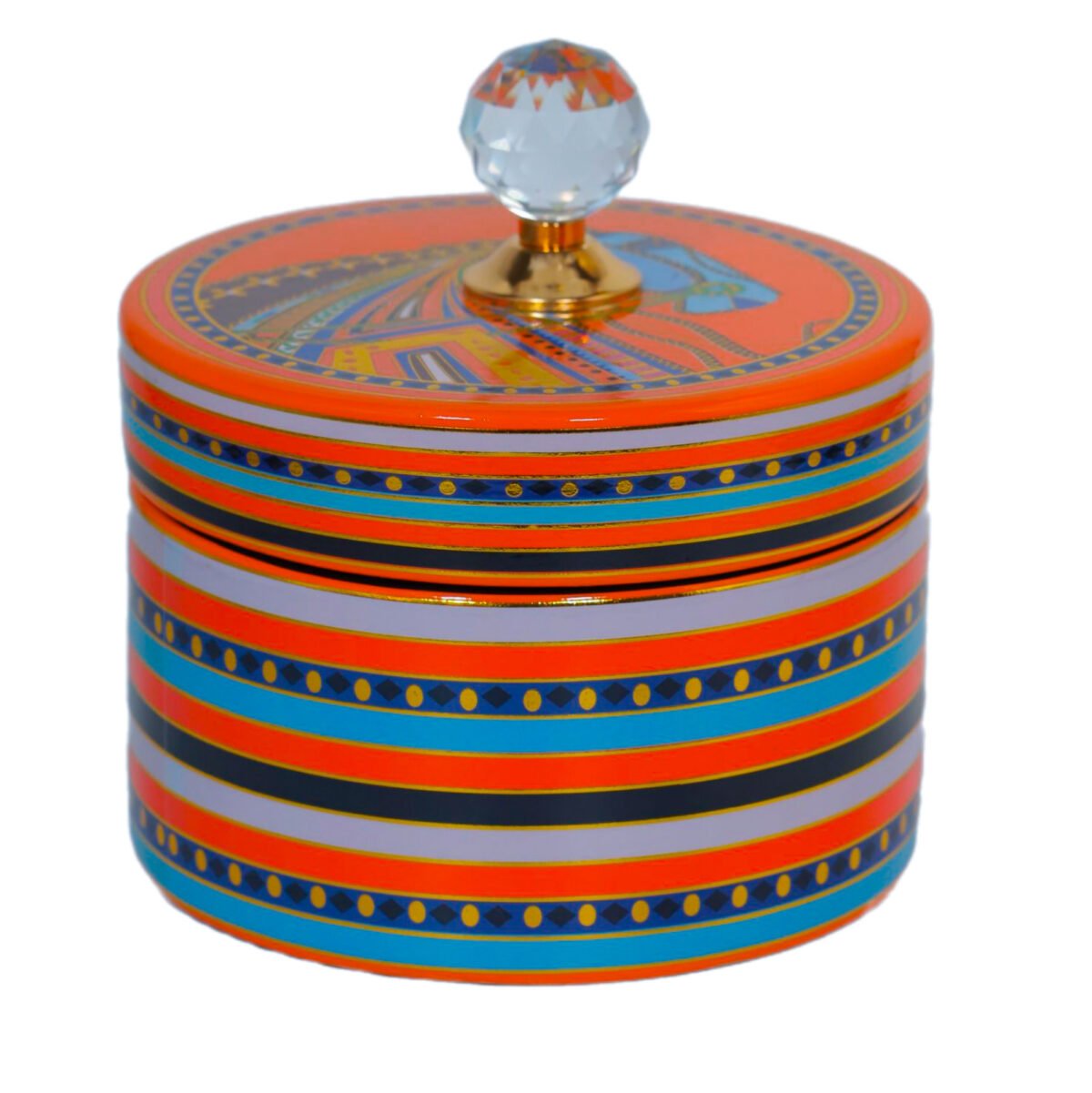 VASE EN CERAMIQUE ORANGE GM – Image 2