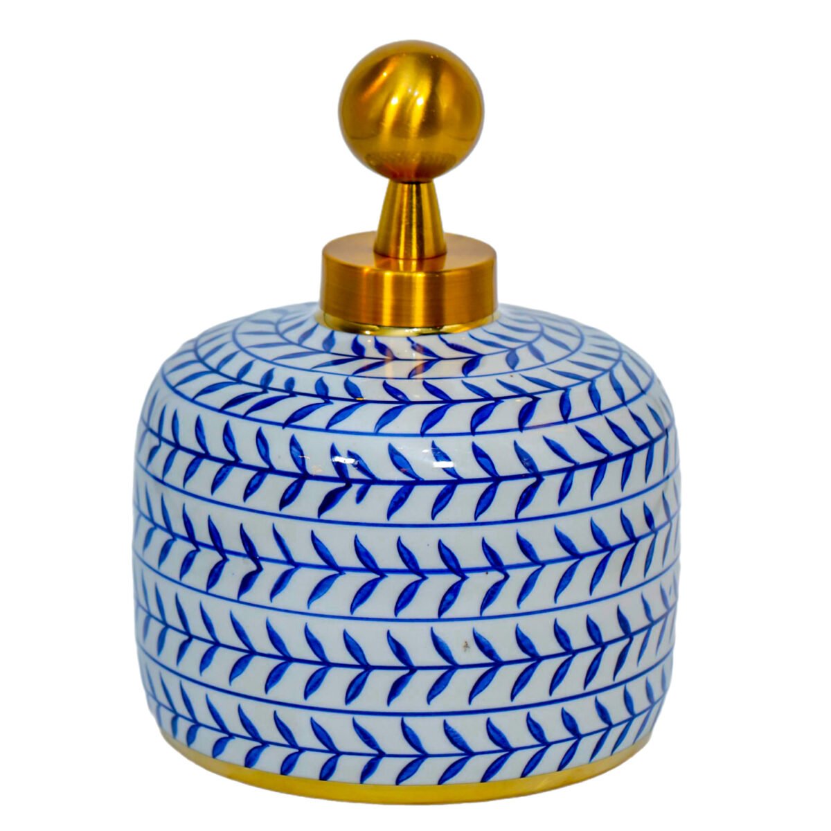 VASE EN CERAMIQUE BLEU PM – Image 1