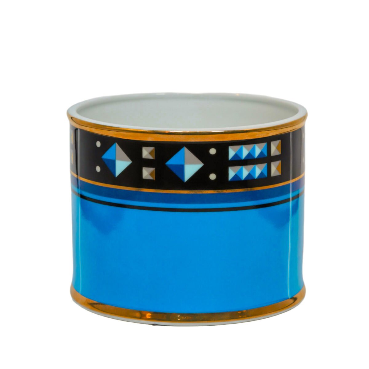 VASE EN CERAMIQUE BLEU PM – Image 1
