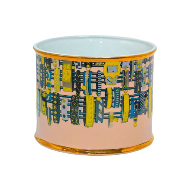 Vase en céramique rose pm