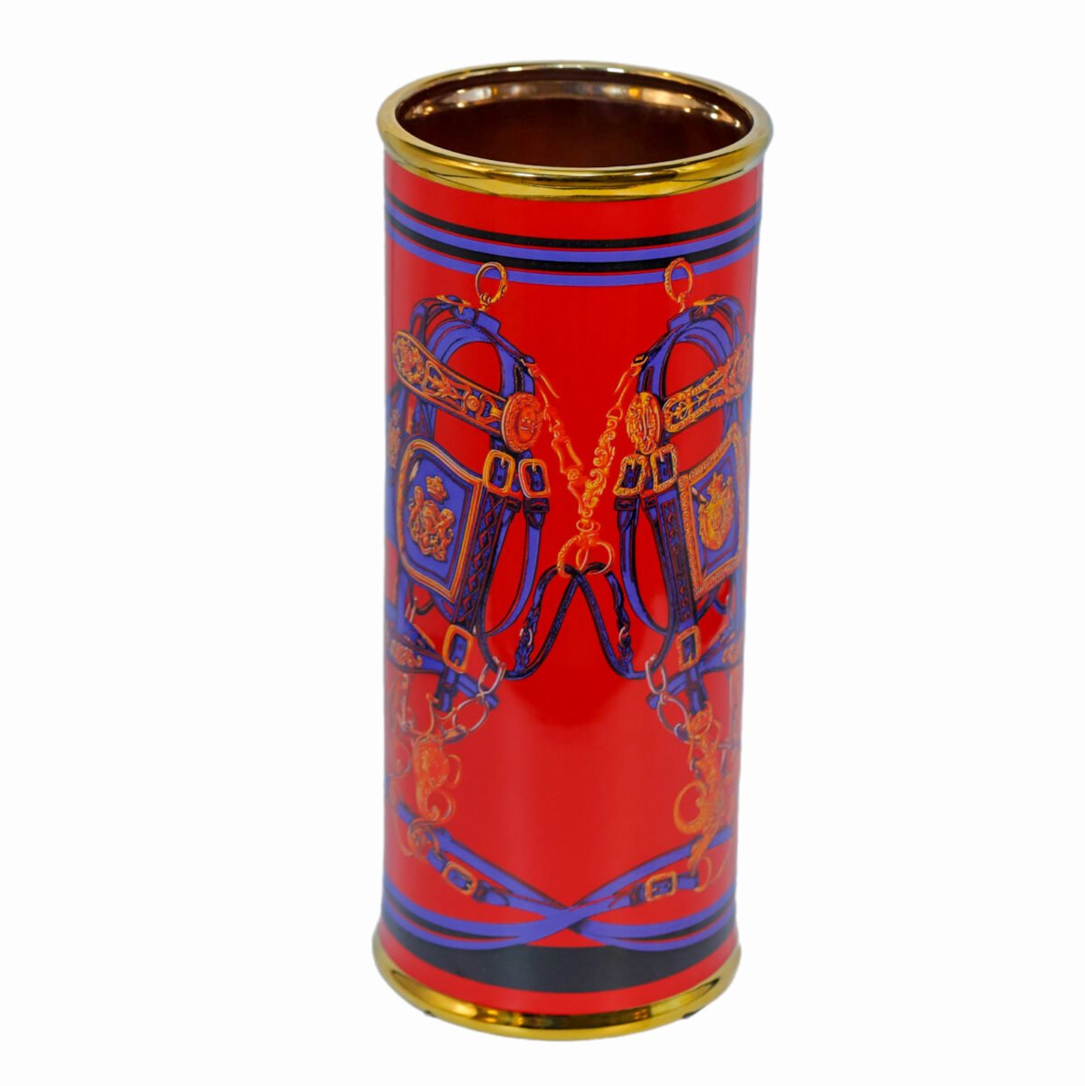Vase en céramique rouge gm – Image 1