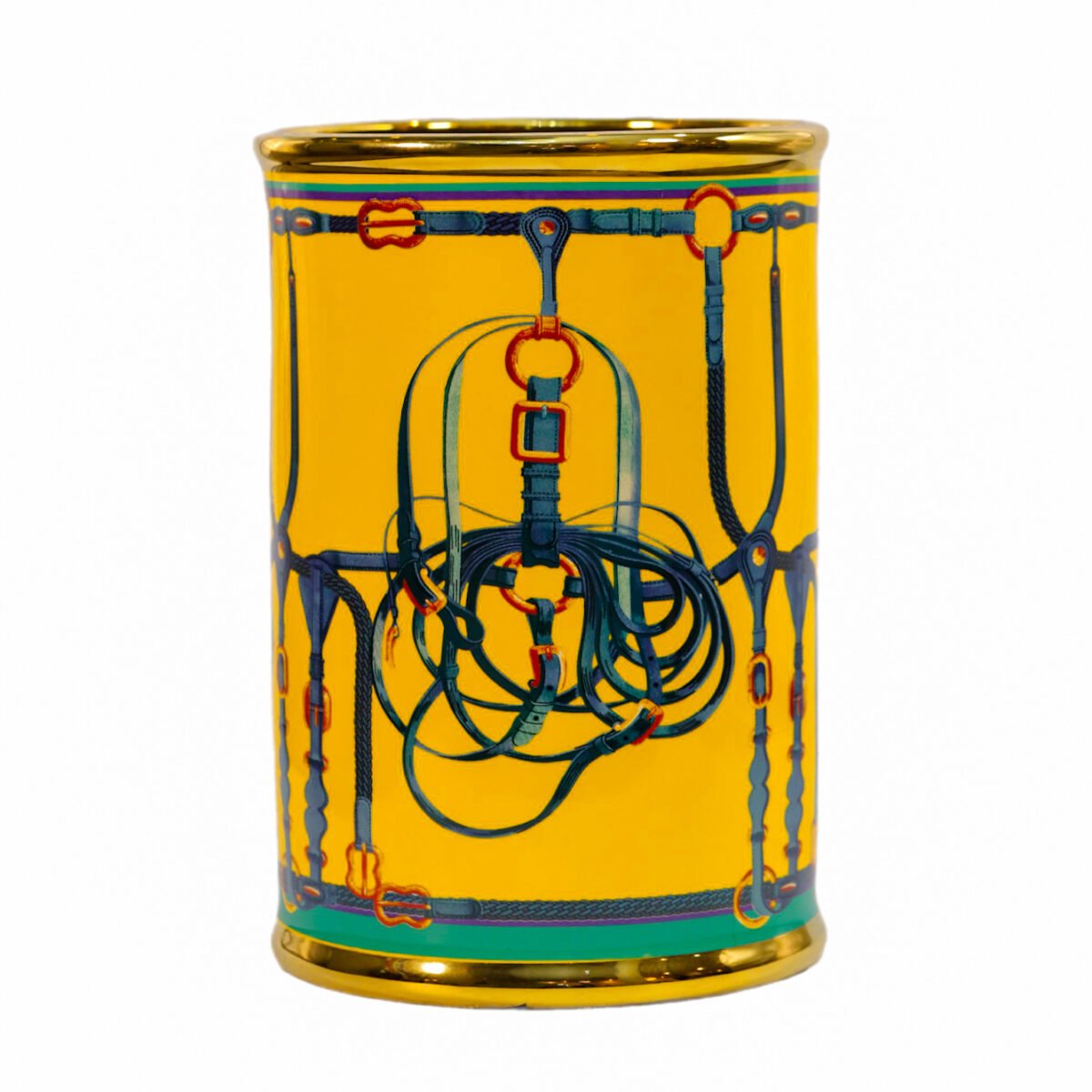 VASE EN CERAMIQUE JAUNE MM – Image 1