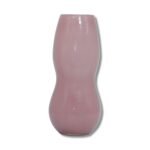 Vase en verre rose gm