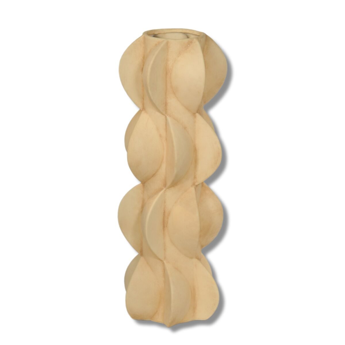 VASE CERAMIQUE BEIGE – Image 1