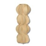 Vase en ceramique beige