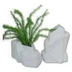 Vase en ceramique blanc pm – Image 2