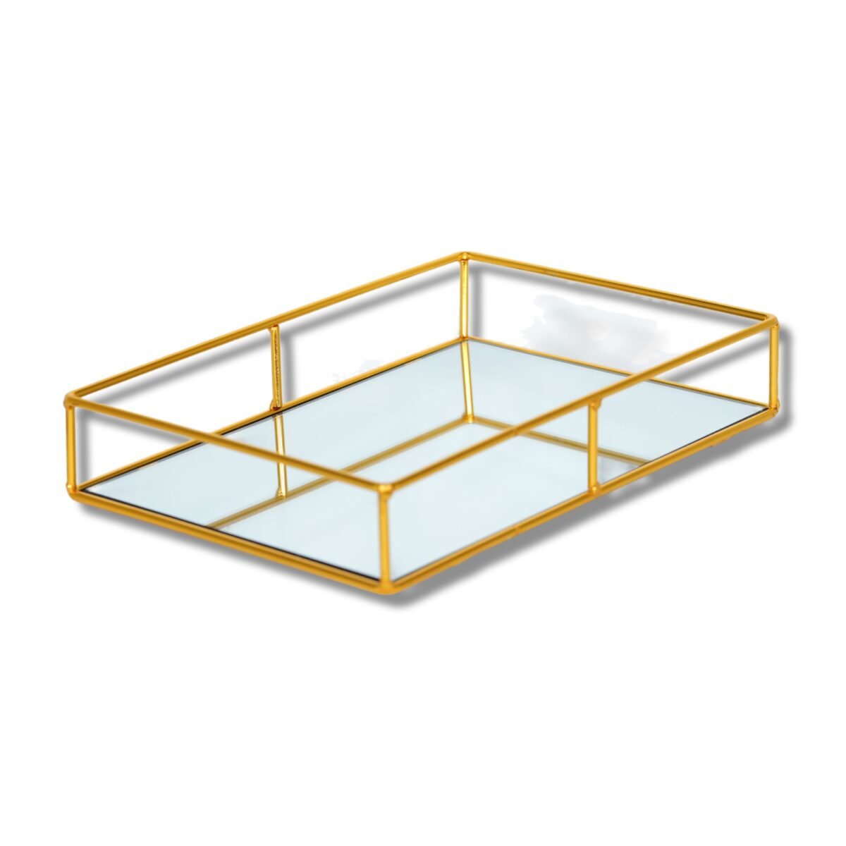 Plateaux miroirs set de 2 rectangulaires – Image 1