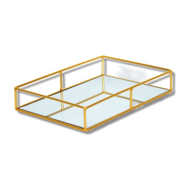 Plateaux miroirs set de 2 rectangulaires