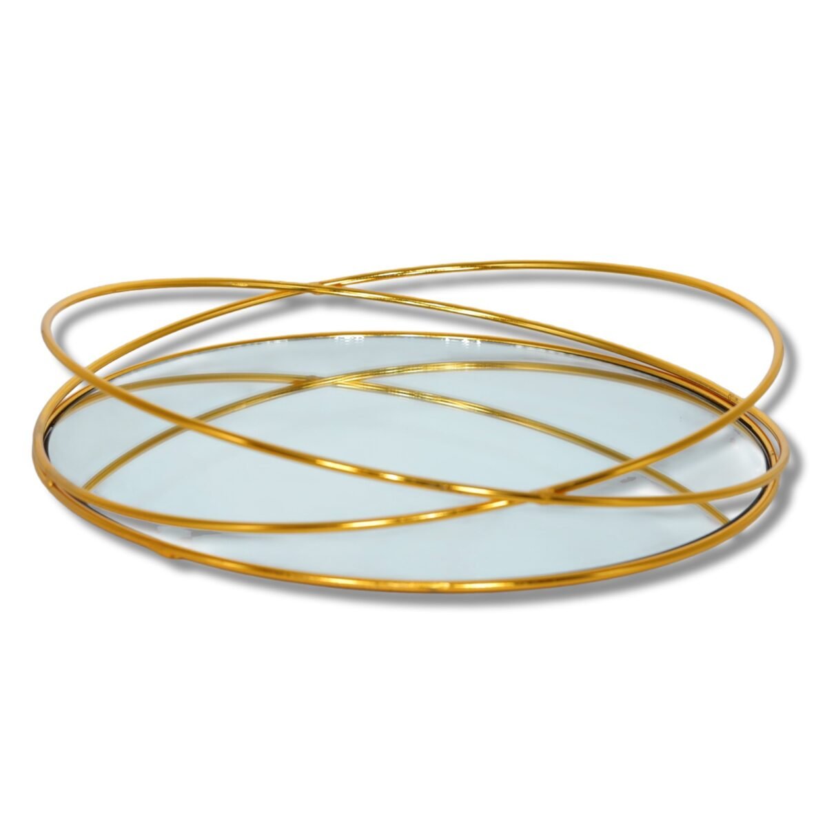 Plateaux miroirs set de 2 ronds – Image 1