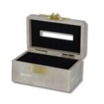 Porte-mouchoirs gris/doré