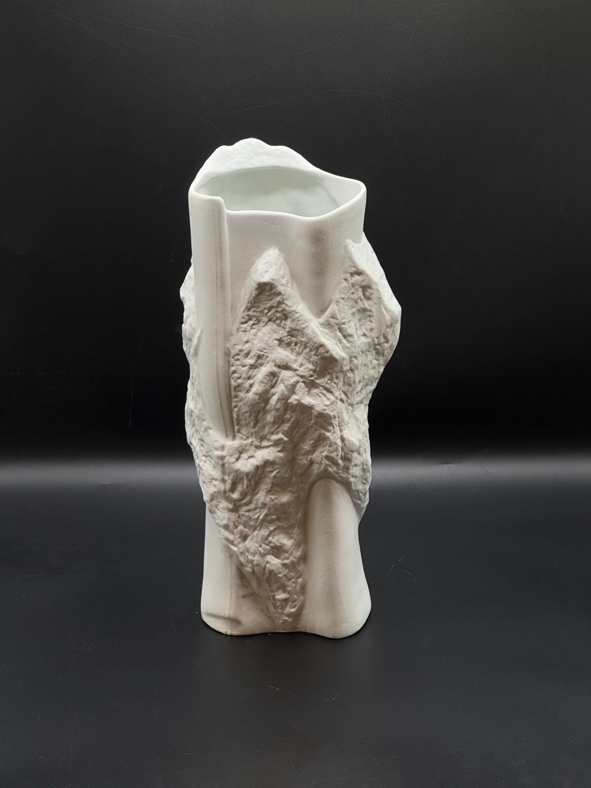 VASE EN CERAMIQUE BLANC GM – Image 1