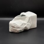 Vase en ceramique blanc pm