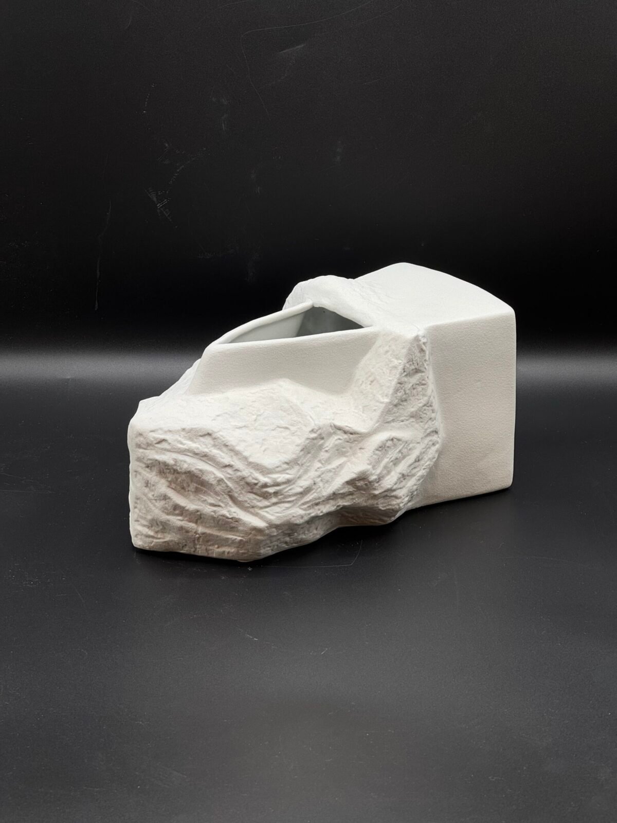 Vase en ceramique blanc pm – Image 1