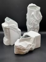 Vase en ceramique blanc gm – Image 2