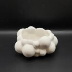 Vase en ceramique blanc