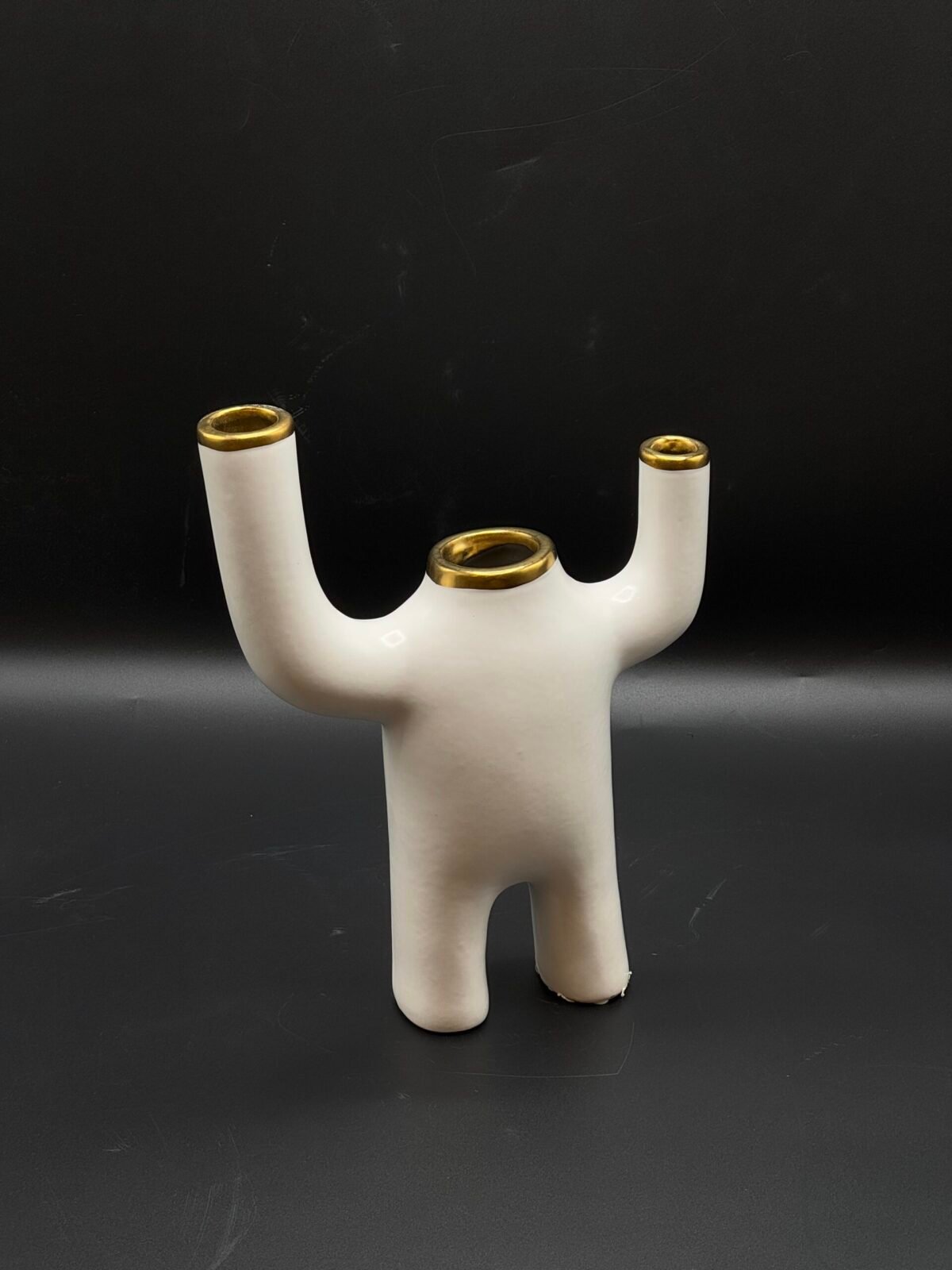 VASE CERAMIQUE BLANC – Image 1