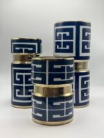 Vase en ceramique bleu mm – Image 2