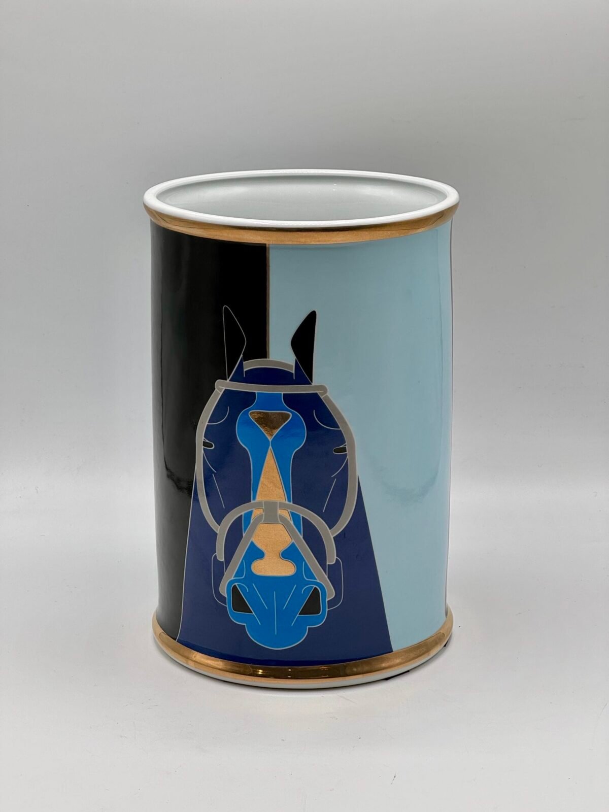 VASE EN CERAMIQUE BLEU MM – Image 1