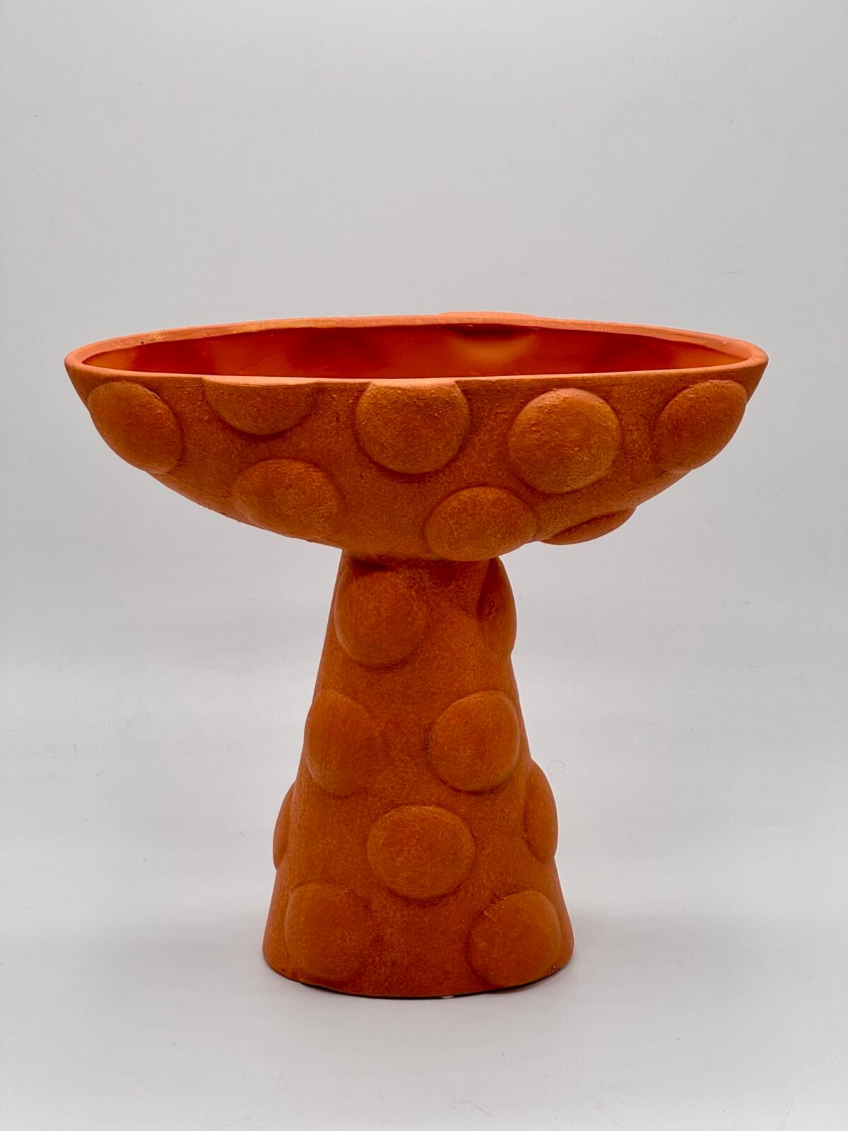 VASE EN CERAMIQUE ORANGE GM – Image 1