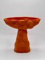 Vase en ceramique orange gm