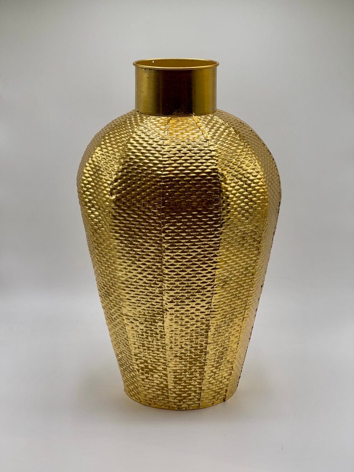 Vase metal dore – Image 1