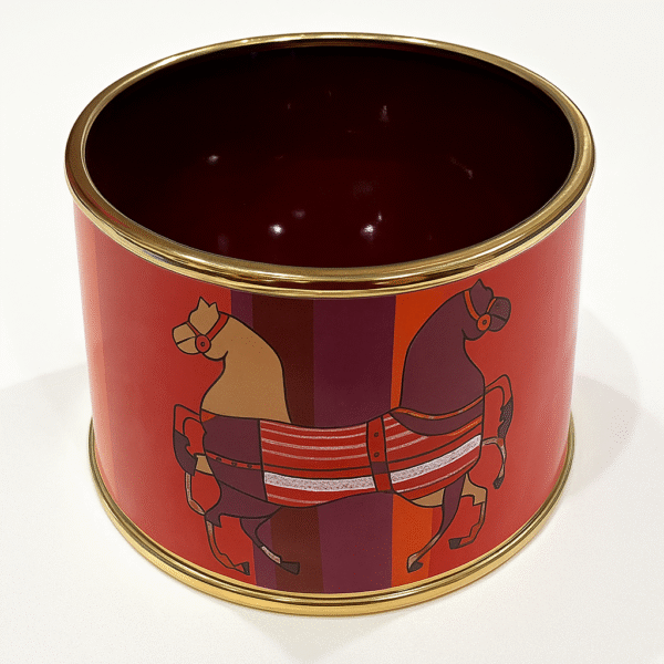 Vase en ceramique Hermes rouge pm