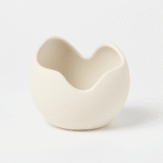 Vase PM en céramique blanche