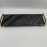 Plateau marbre noir