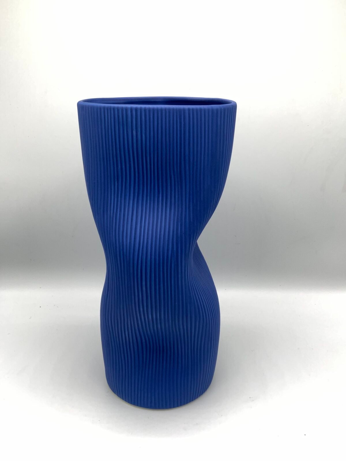 Vase en ceramique bleu – Image 1