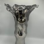 Vase en ceramique argent gm