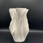 Vase en ceramique blanc