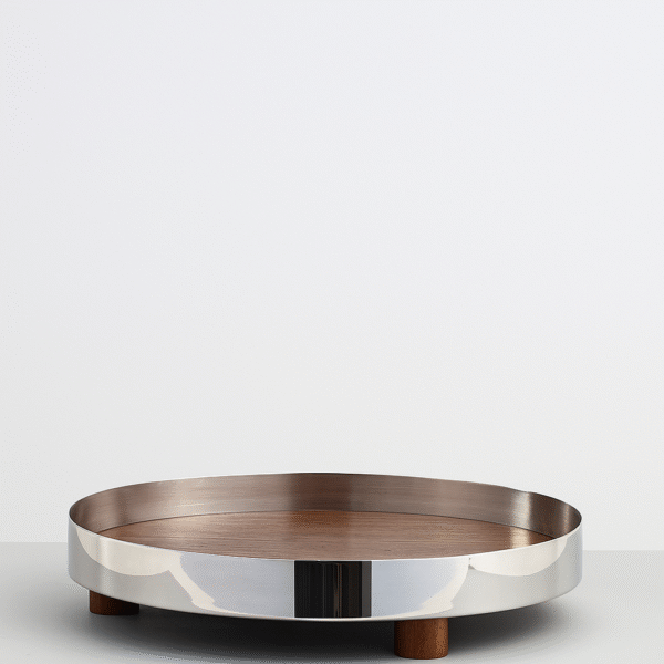 Plateau rond inox gm