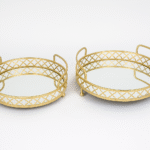 Plateau miroir set de deux
