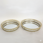 Plateau mirroir set de 2