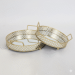 Plateau miroir set de deux