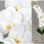 Orchidée Phalaenopsis artificielle blanche