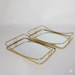 Plateaux mirroirs set de 2