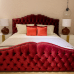 Lit luxueux et sophistiqué