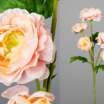 Fleur pivoine artificielle