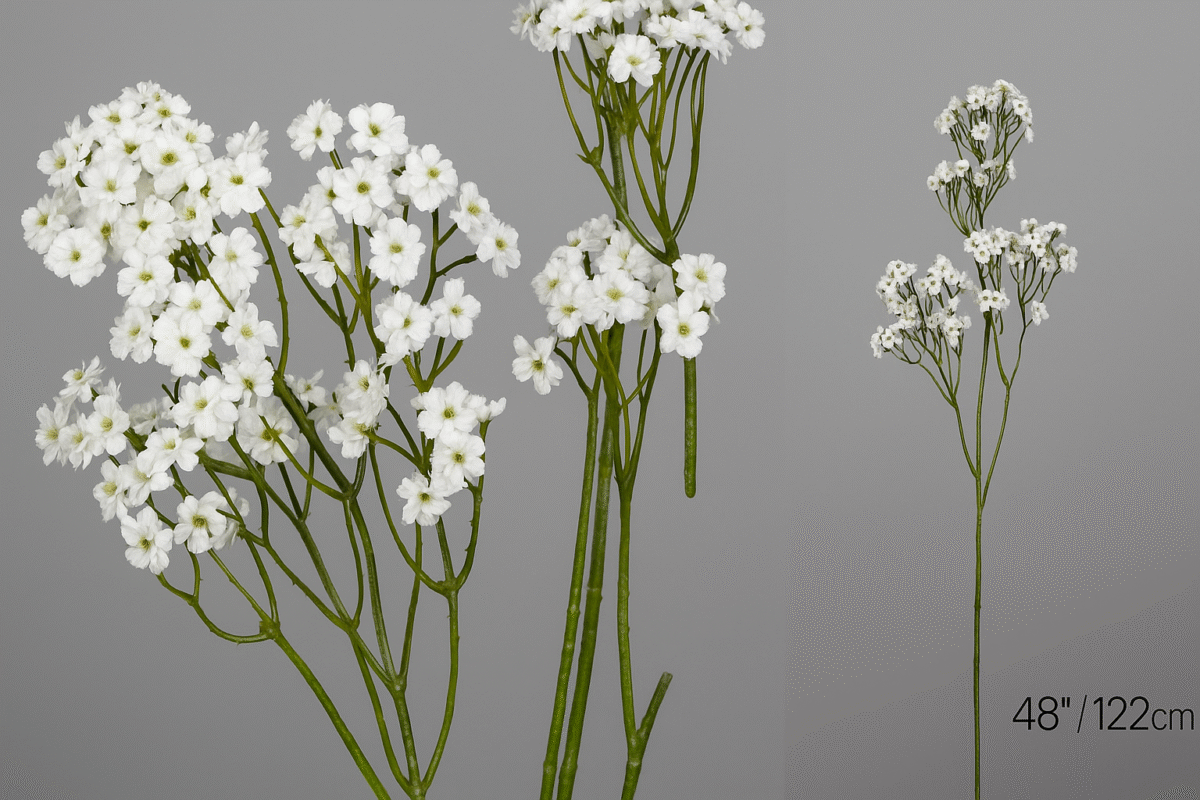 Plante artificielle Paniculata blanche – Image 1