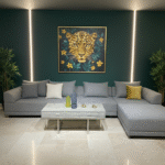 Salon modulable gris