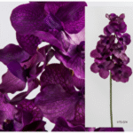Orchidée artificielle Vanda violette