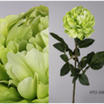 Plante artificielle verte Pivoine