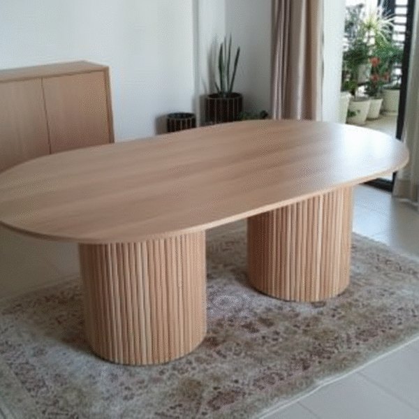 Table à manger ovale