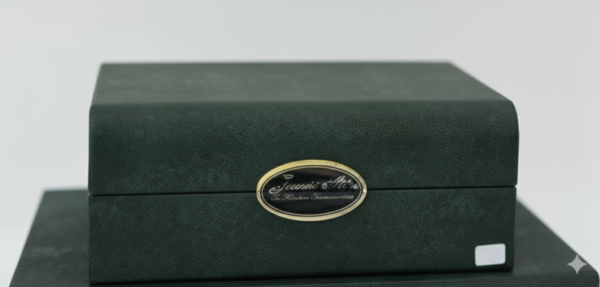 Coffret à bijoux vert foncé pm – Image 1